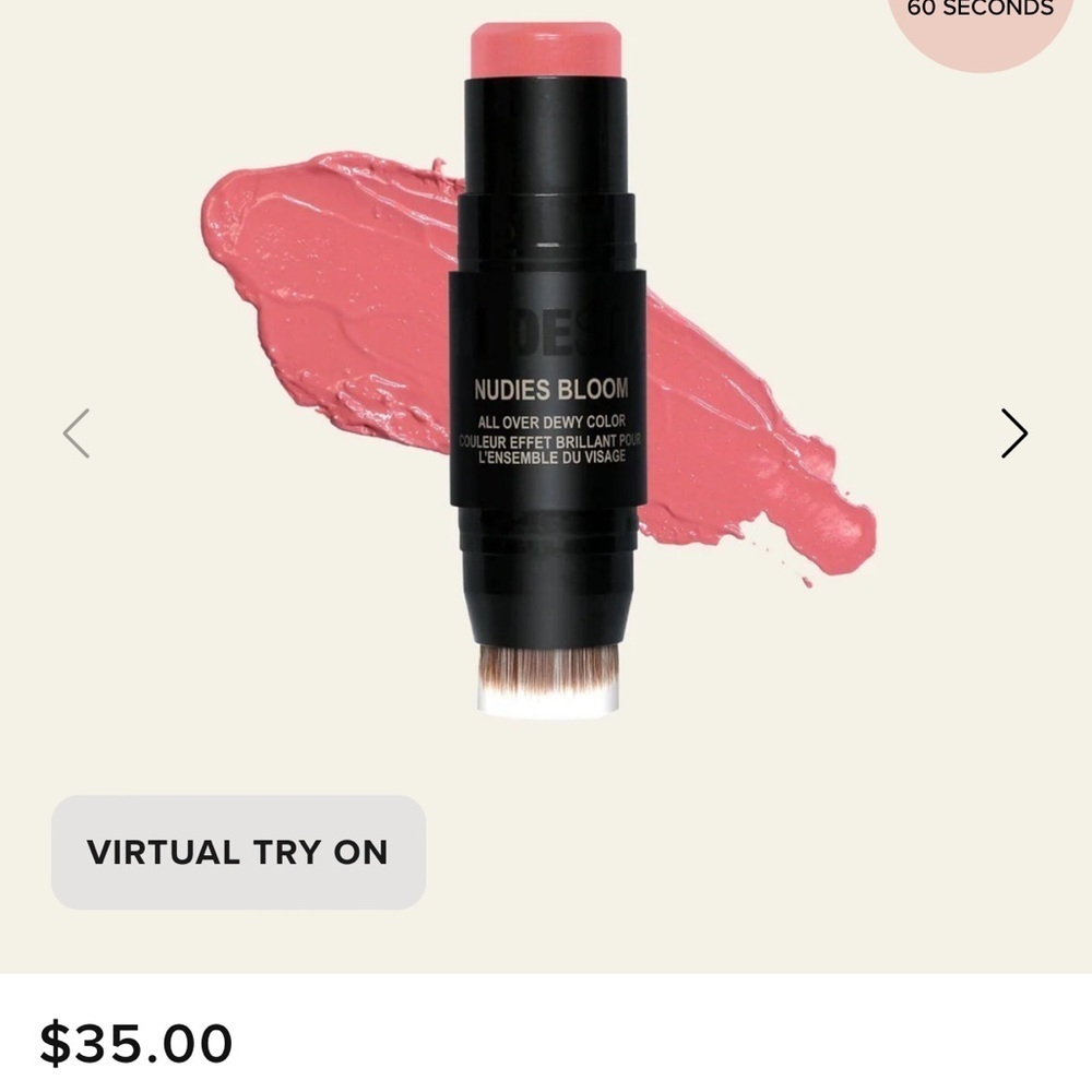 Nudestick buddies matte all over face blush color in cherry blossom babe